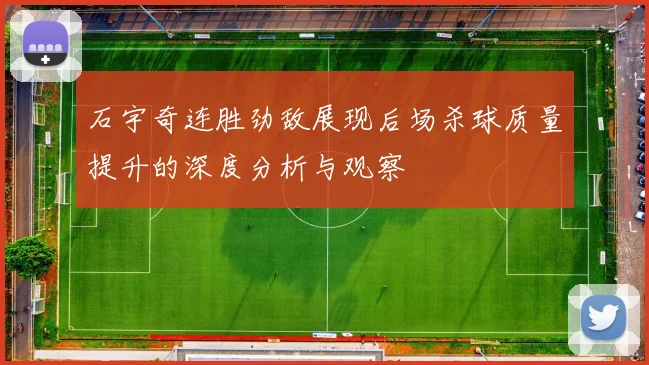 石宇奇连胜劲敌展现后场杀球质量提升的深度分析与观察